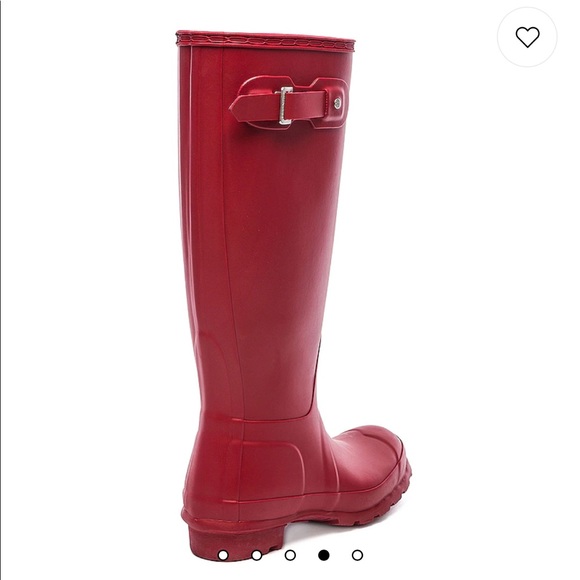 Hunter Original Tall Rain Boot in Red - Picture 5 of 6